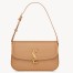 Saint Laurent Solferino Small Shoulder Bag in Light Hazelnut Box Calfskin
