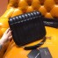 Saint Laurent Large Vicky Bag In Black Lambskin