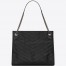 Saint Laurent Medium Niki Shopping Bag In Black Leather 