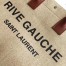 Saint Laurent Rive Gauche Tote Bag With Tan Handle