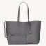 Saint Laurent Large Shopping Bag in Grey Calfskin
