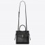 Saint Laurent Small Uptown Tote In Black Calfskin