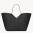 Saint Laurent Y Tote Bag in Black Calfskin