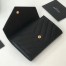 Saint Laurent Small Envelope Wallet In Black Leather