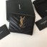 Saint Laurent Compact Tri Fold Wallet In Black Leather