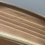 Saint Laurent Monogram Zip Around Wallet In Powder Grained Leather