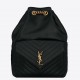Saint Laurent Joe Backpack In Black Lambskin